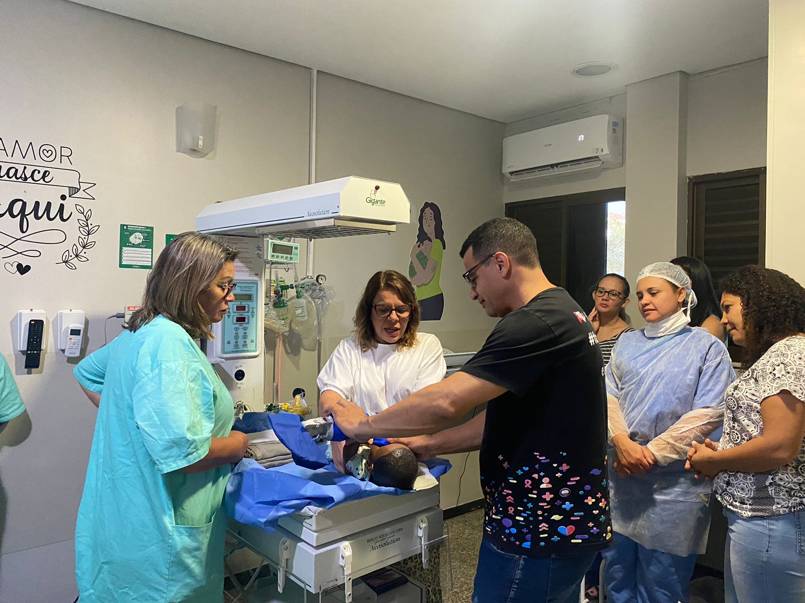 Treinamento sobre Recepção e PCR em RN