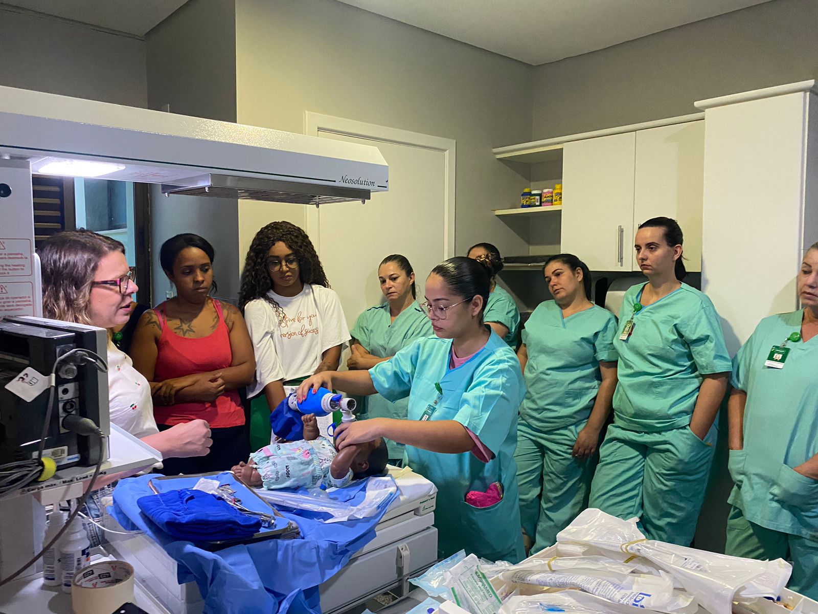 Treinamento sobre Recepção e PCR em RN